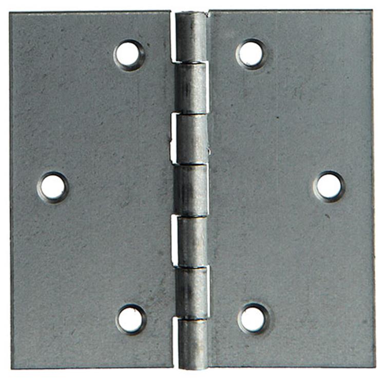 Mack 1013326 – 2 Vierkantscharniere verzinkt H 70 x B 70 mm | 5 Stück