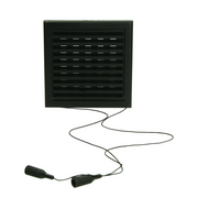 Renson 1069262 – oberflächenmontiertes verstellbares Gitter PVC 732 (154 x 154) str 9005 (schwarz) | 2 Stk - afbeelding 4
