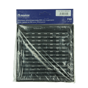 Renson 1069263 – oberflächenmontiertes verstellbares Gitter PVC 732 (187 x 187) str 9005 (schwarz) | 2 Stk - afbeelding 5