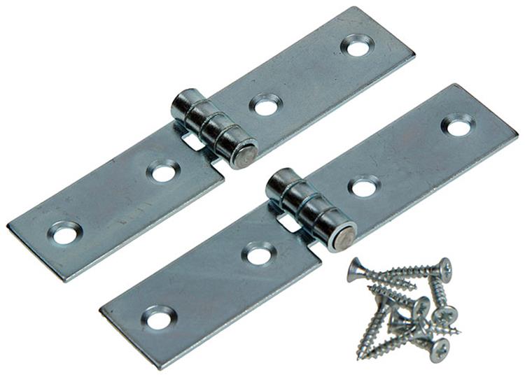 Mack 1013482 – 2 verzinkte Bandscharniere H 22 x B 100 mm | 5 Stück