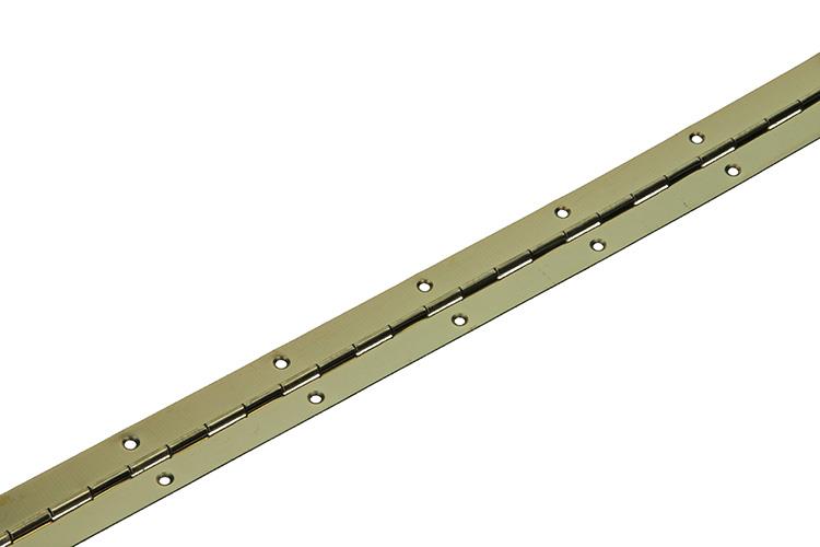 1013336 - 1 Klavierscharnier vermessingt L=198cm | 10 Stück