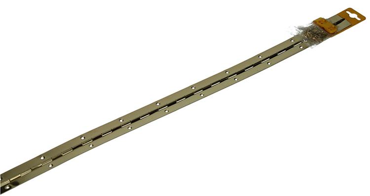 1013336 - 1 Klavierscharnier vermessingt L=198cm | 10 Stück