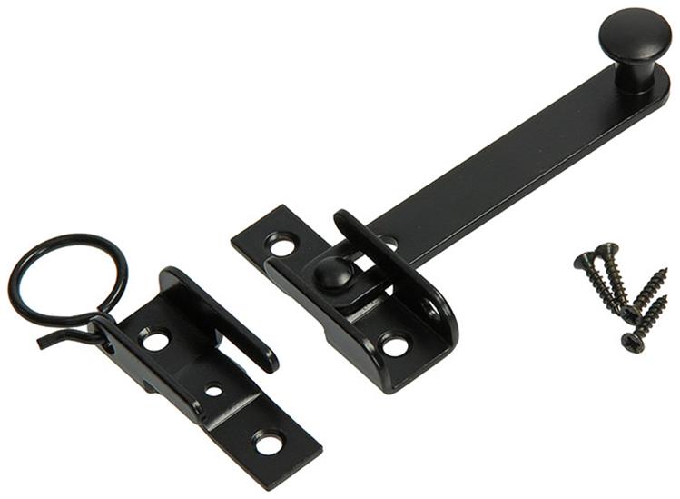 Mack 1013553 - 1 Lukenverschluss schwarz plastifiziert. 130mm | 3 Stück