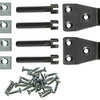 Mack 1013348 – 4 Hamburgerschrank-Verbindungen Haken + Platte | 5 Stück