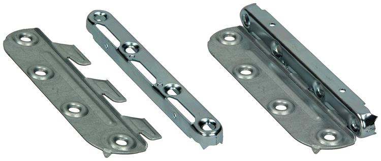 Mack 1013463 – Set mit 4 Krippenhaken, blanko, 135 mm | 5 Stück