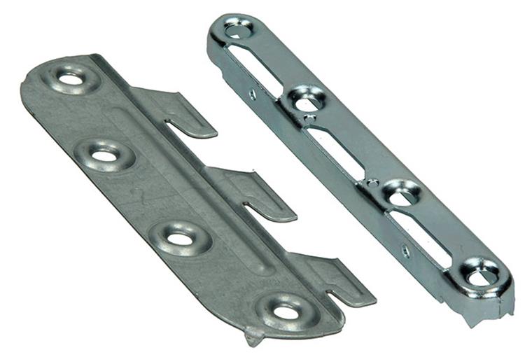 Mack 1013463 – Set mit 4 Krippenhaken, blanko, 135 mm | 5 Stück