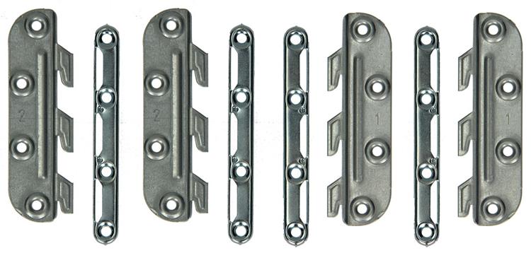 Mack 1013463 – Set mit 4 Krippenhaken, blanko, 135 mm | 5 Stück