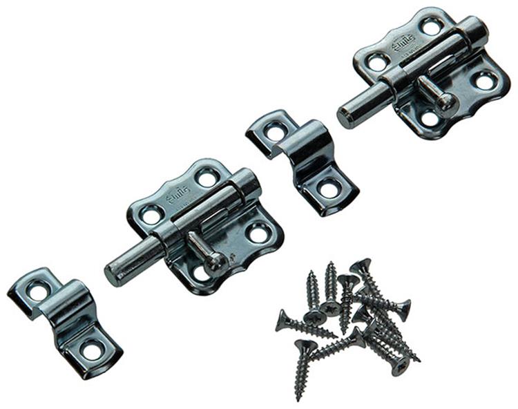 Mack 1013475 – 2 amerikanische Riegel verzinkt a 30 – b 15 mm | 5 Stück
