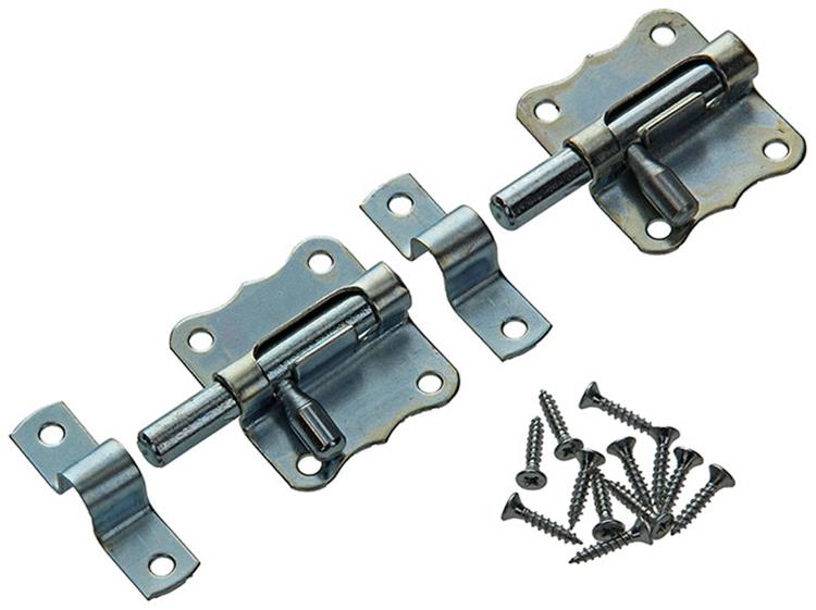 Mack 1013281 – 2 amerikanische Riegel verzinkt a 40 – b 20 mm | 5 Stück