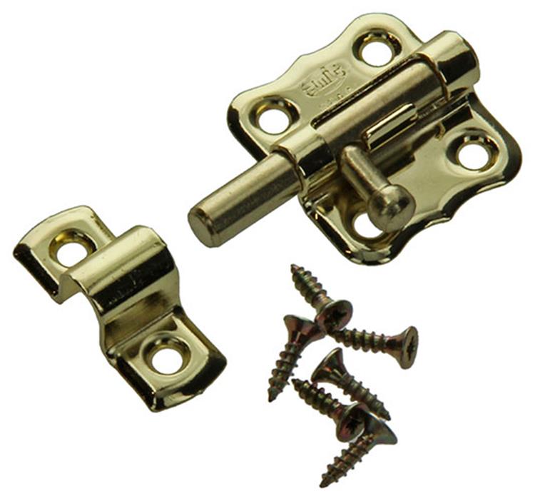 Mack 1015934 – 1 amerikanischer Riegel vermessingt A 30 – B 15 mm | 5 Stück