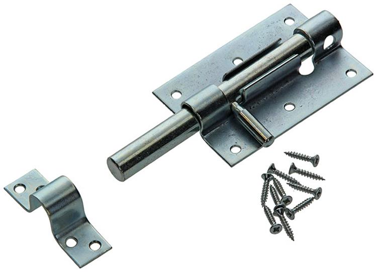Mack 1015860 – 1 Vorhängeschlossriegel verzinkt 100 mm 1018 | 5 Stück
