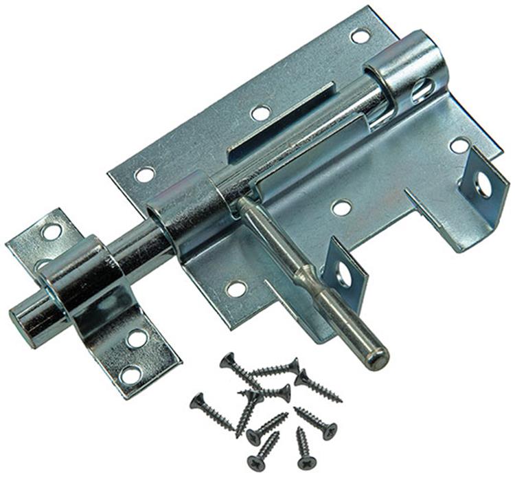 Mack 1015861 – 1 Vorhängeschlossriegel verzinkt 100 mm 1019 | 5 Stück
