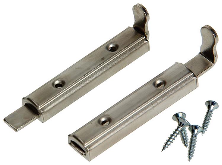 Mack 1013271 - 2 Möbelschubladen vernickelt a 60 - b 12,5 mm | 10 Stück