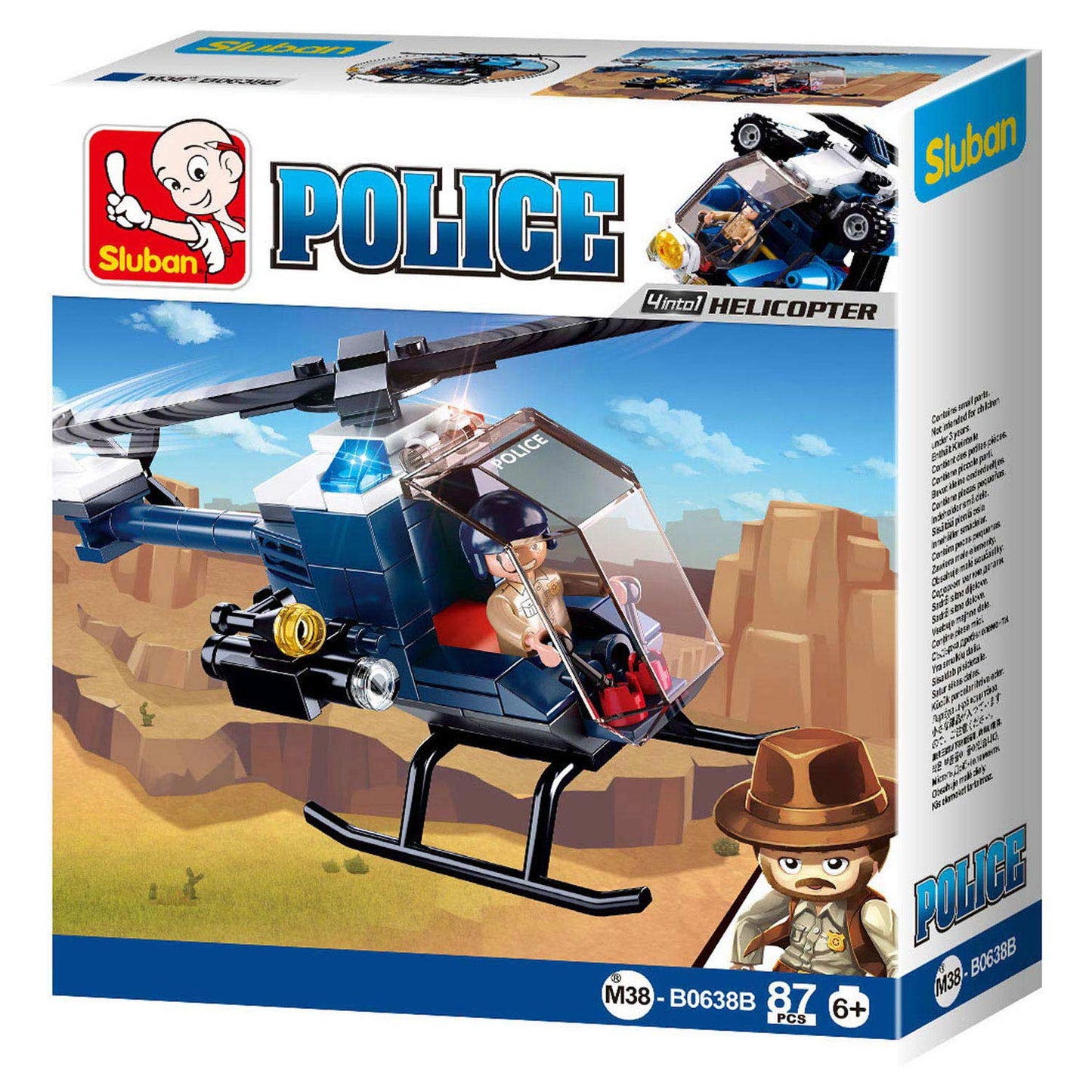 Sluban Police Hubschrauber