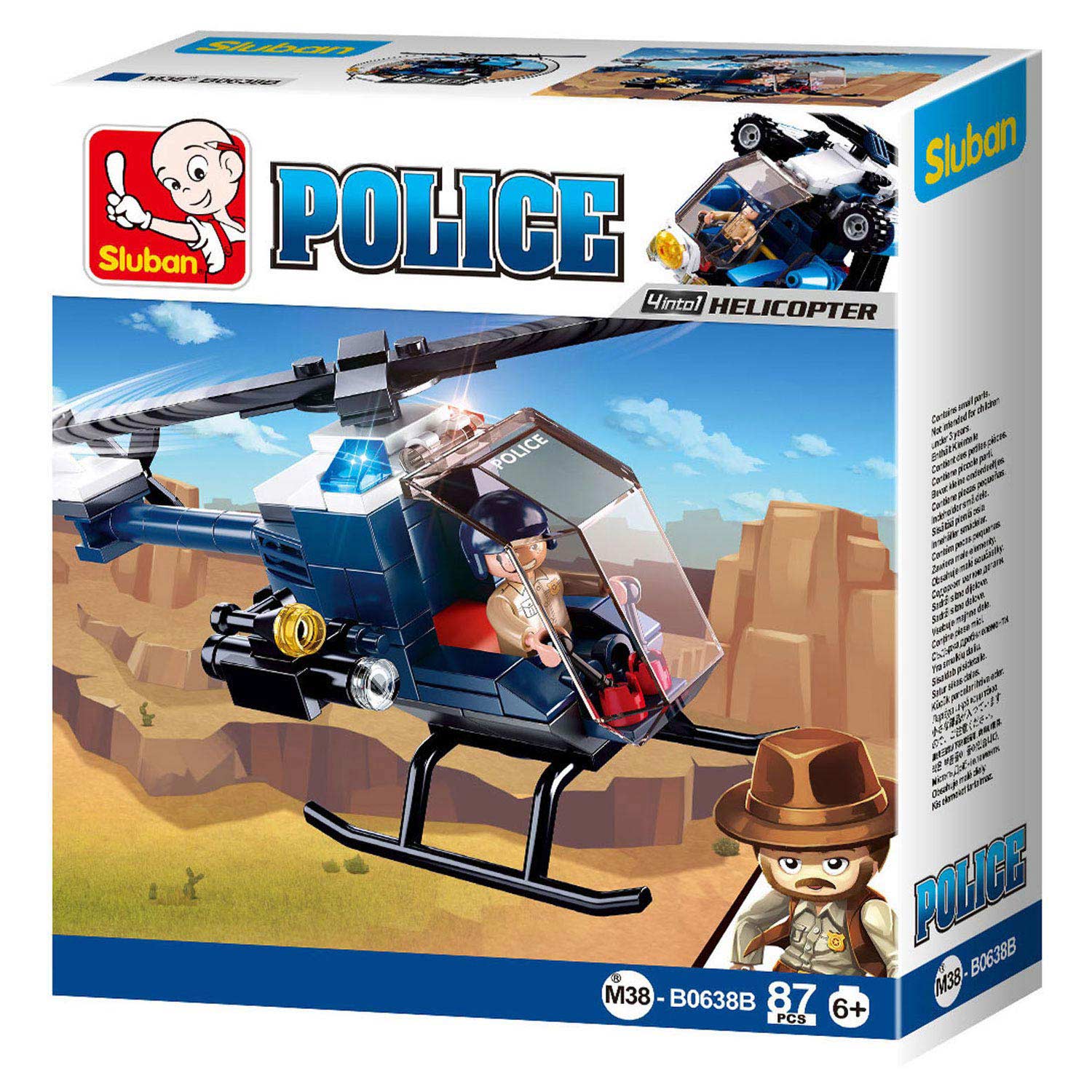 Sluban Police Hubschrauber