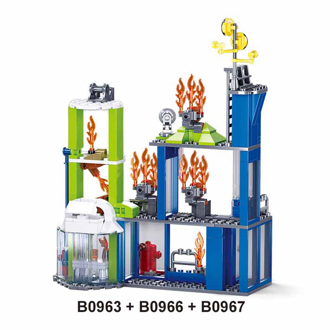 Sluban Fire Brigade Roboter -Übung