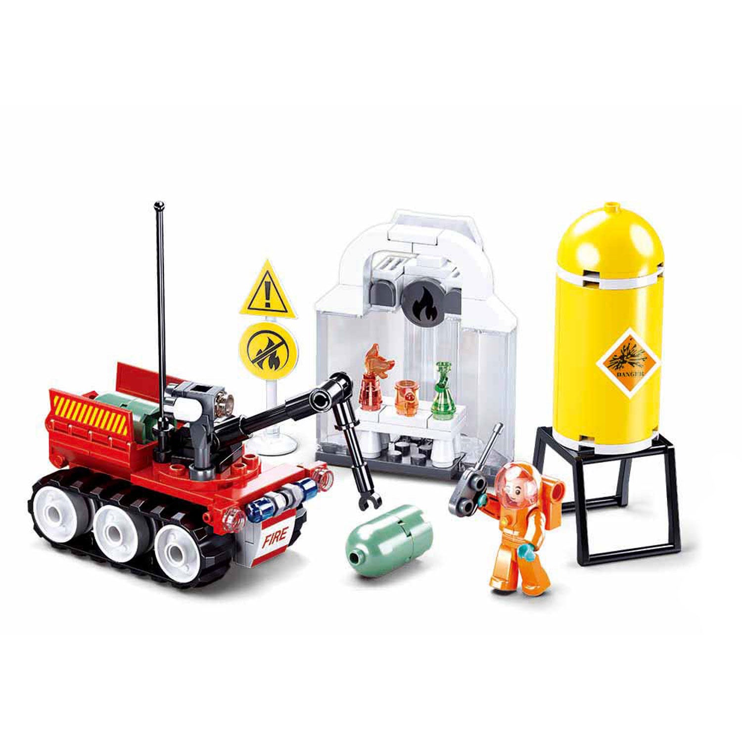 Sluban Fire Brigade Roboter -Übung