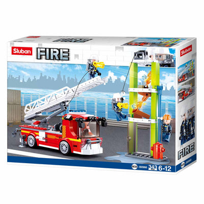 Sluban Fire Brigade Leiterwagenübung