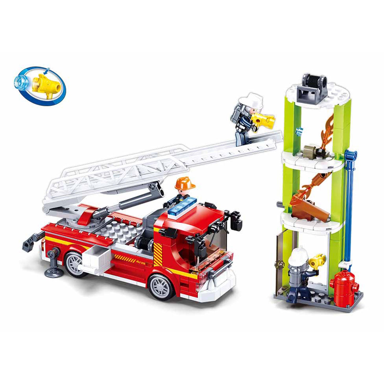 Sluban Fire Brigade Leiterwagenübung