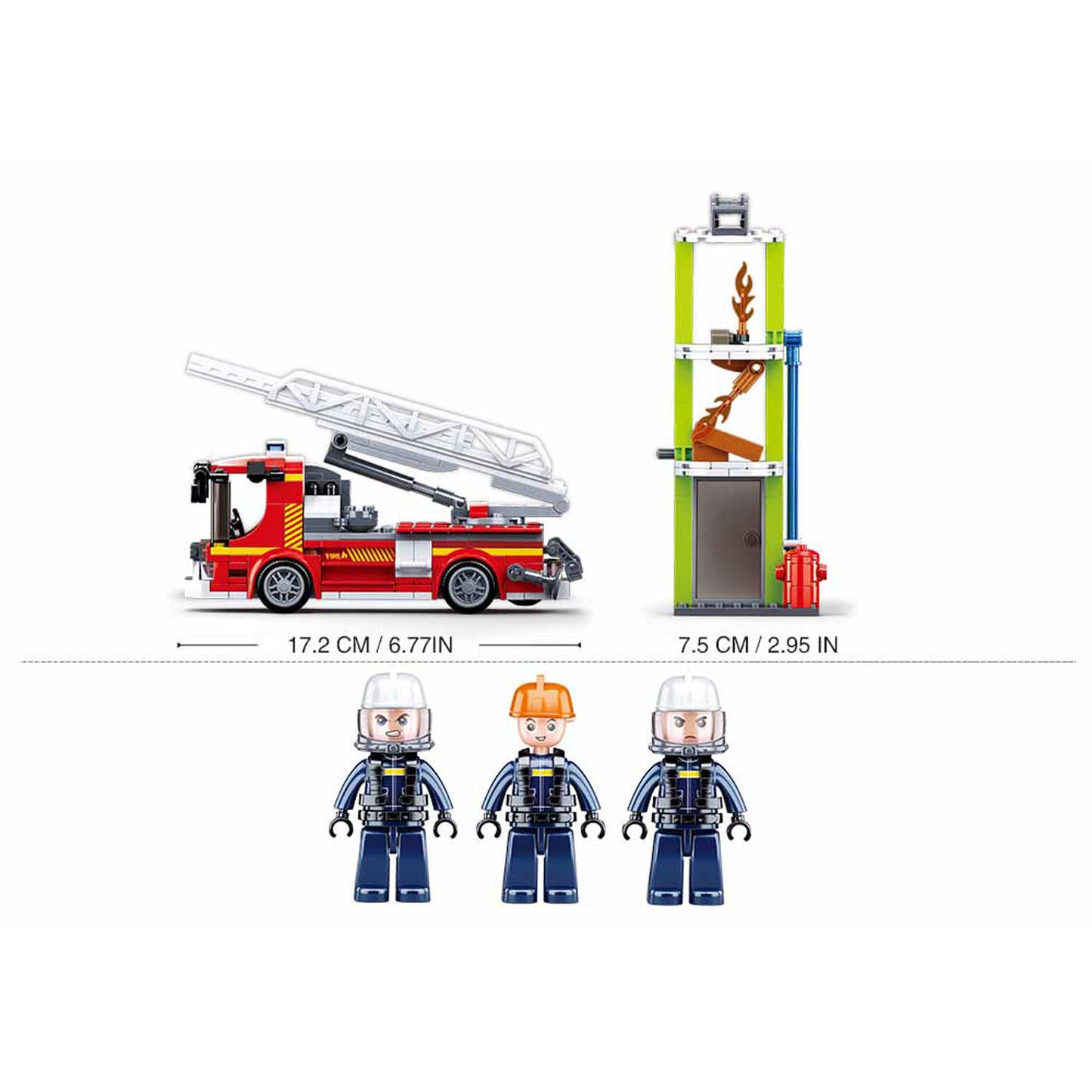 Sluban Fire Brigade Leiterwagenübung