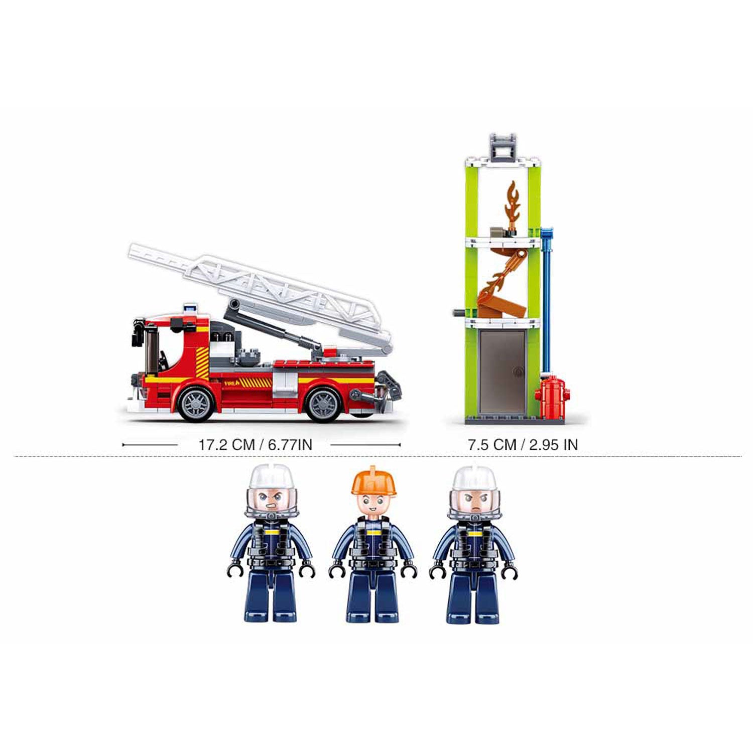 Sluban Fire Brigade Leiterwagenübung