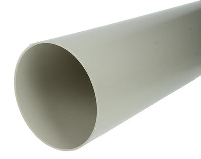Renson 1069293 – PVC-Rundrohr 1 m 7000 (Durchmesser 100) (weiß) | 4 Stück