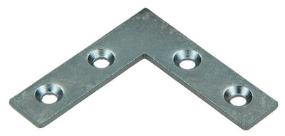 Mack 1013301 - 8 flache Quadrate verzinkt 40x40x10x2mm | 10 Stück
