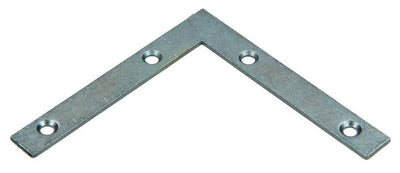 Mack 1013304 - 8 flache Quadrate verzinkt 75x75x10x2mm | 10 Stück