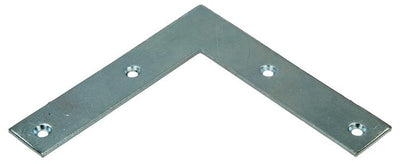 Mack 1013305 - 8 flache Quadrate verzinkt 100x100x20x2mm | 10 Stück