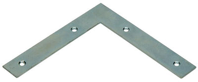Mack 1013306 - 8 flache Quadrate verzinkt 125x125x20x2mm | 10 Stück