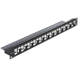 Delock Keystone Patchpanel 19 24 Port - afbeelding 1