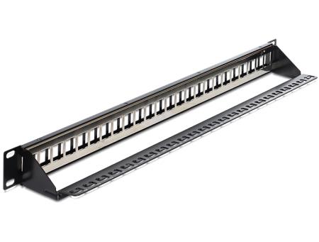 Delock 19 Keystone Patch Panel 24 Port