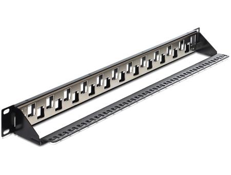 Delock Keystone Patchpanel 19 24 Port