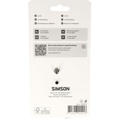 Simson Aurora Rücklicht B-Line B23F