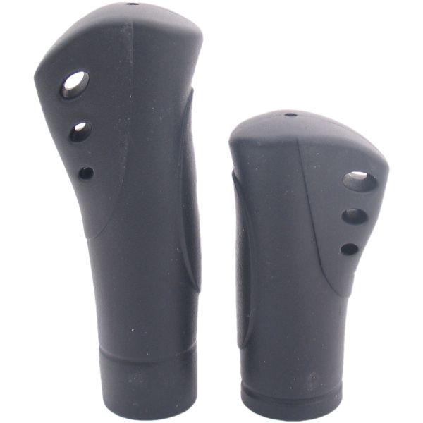 Die Kante erggi -Griffe - 22 mm - Gummi - 125 + 92 mm - 119g - Schwarz