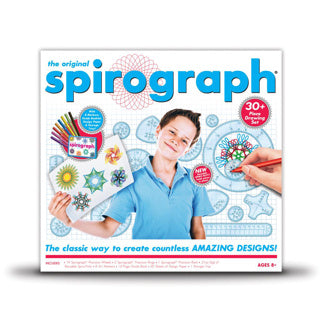 Spirographie -Spielset mit Markierungen