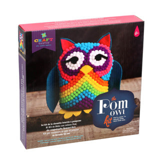 Erstellen Sie das Pom Owl -Kit tastisch