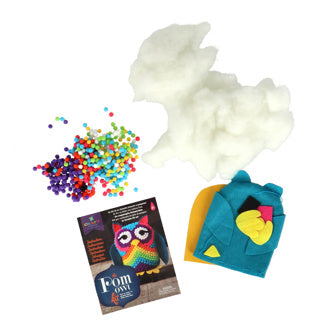 Erstellen Sie das Pom Owl -Kit tastisch