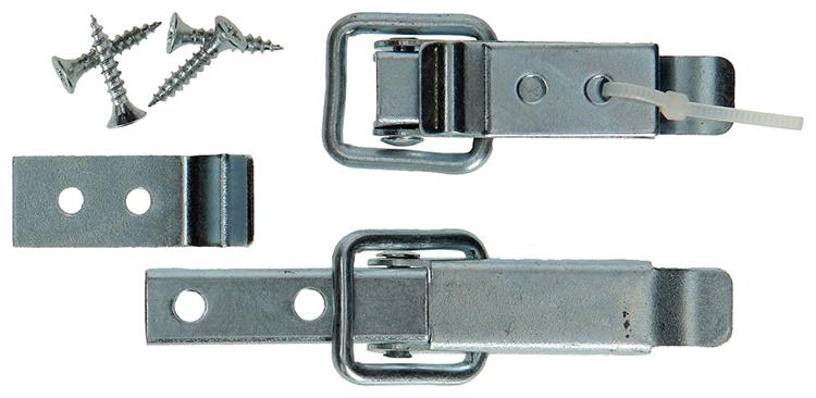 Mack 1013342 - 2 verzinkte Kastenschlösser 49x22mm | 5 Stück