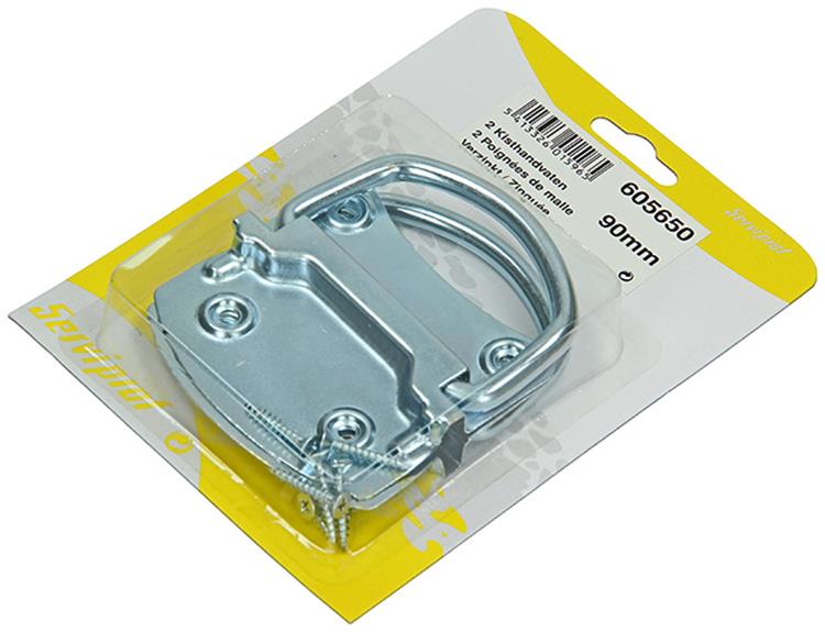 Mack 1013564 - 2 Kastengriffe verzinkt 90mm | 5 Stück