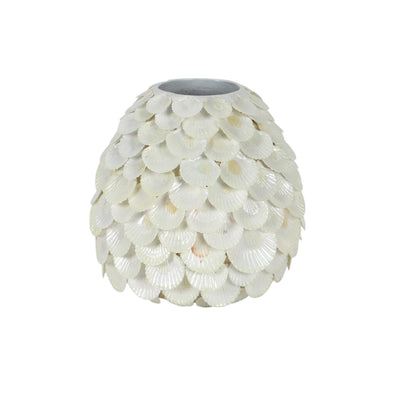Villa Atmosphäre Vase Lazy Beach Muscheln ø26xh23cm