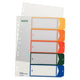 Projektverzeichnisse Leitz 12910000 5-Tab A4