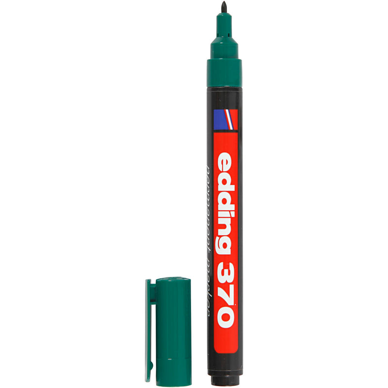 Edding 370 Marker, Liniendicke 1 mm, grün, 1 Stück