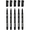 Permanente Marker, Liniendicke 2x0,6+2x0,8+1,3 mm, schwarz, 5 Stück 1 Box