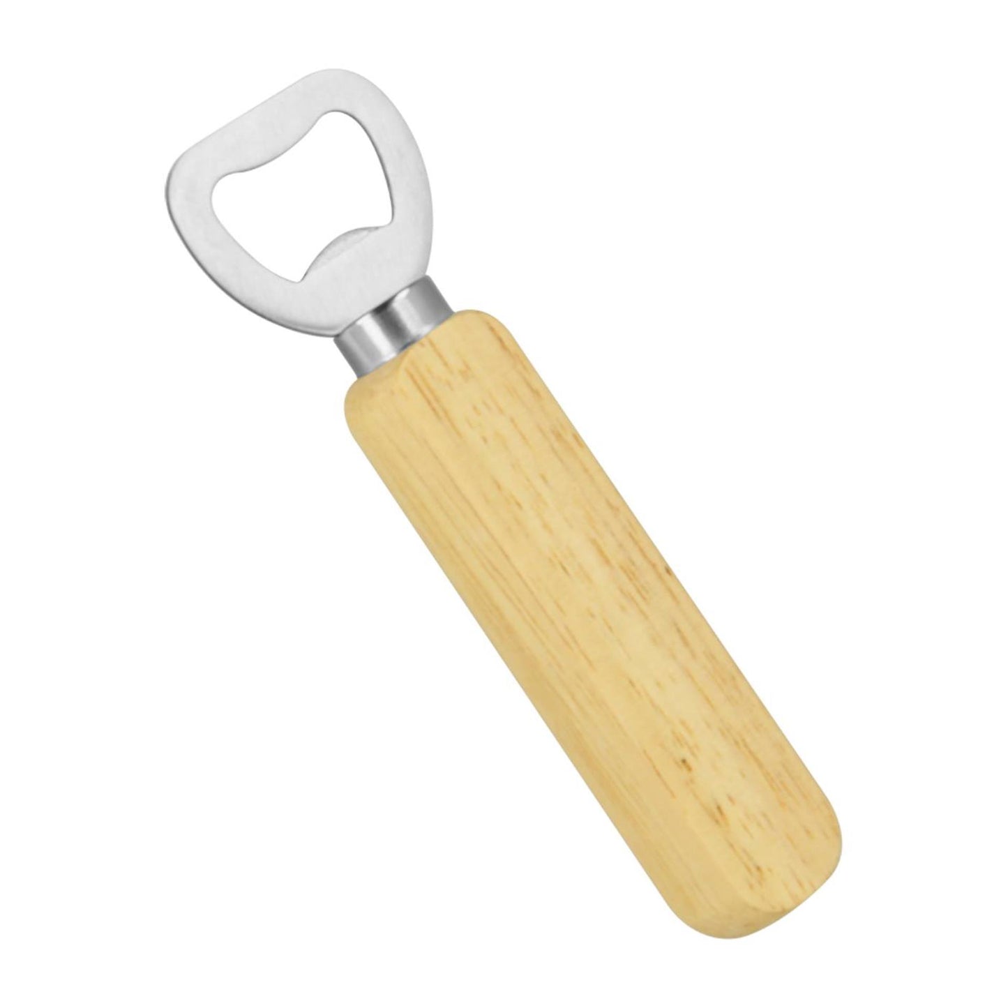 Metaltex Flaschenöffner aus Edelstahl mit Holzgriff