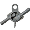 Verschiedener Benzinhahn zwischen Schlangen 6 mm