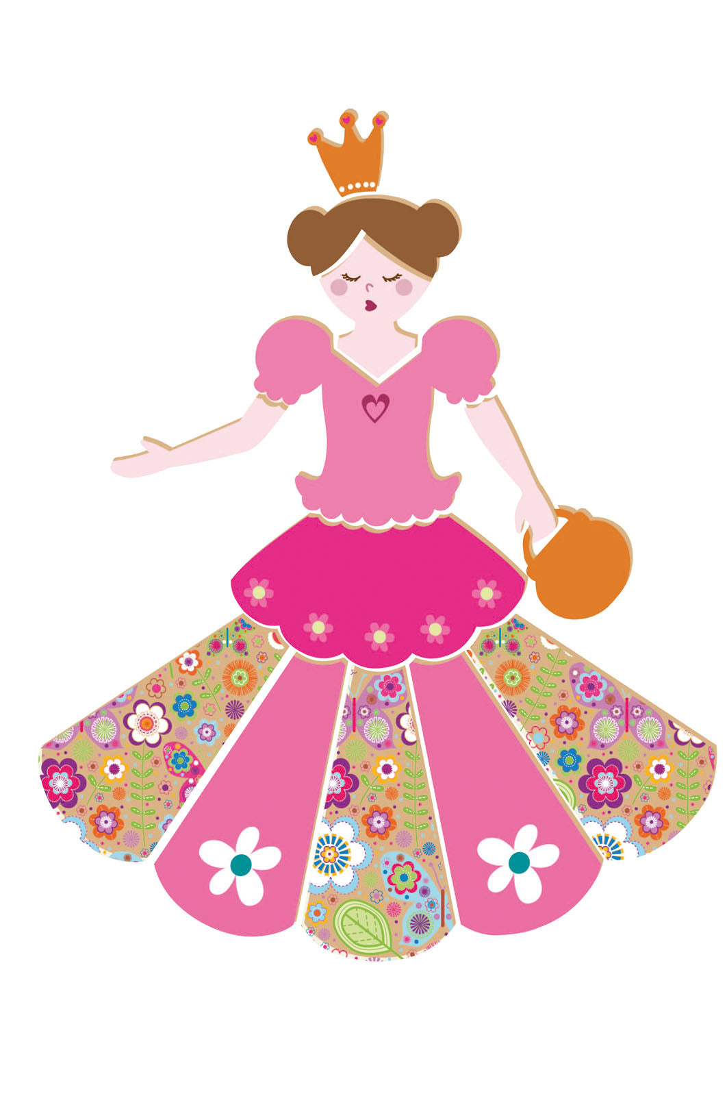 Vaessen creative • MDF XXL Prinzessin 4mm