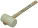 1011131 – weißer Gummihammer, Eschenstiel Nr. 1 90x55mm 300gr | 3 Stück