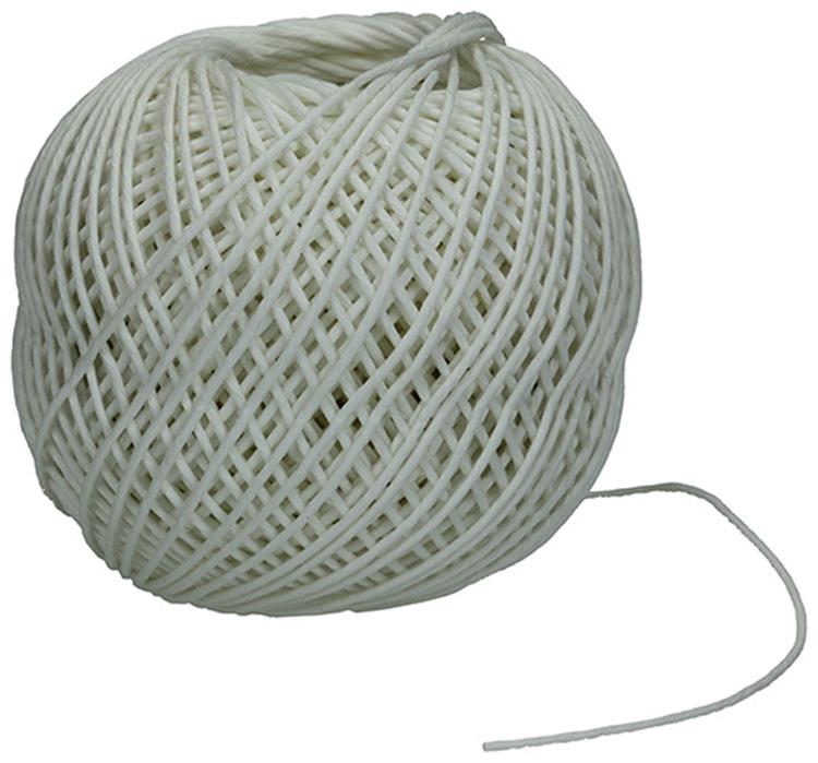 Mack 1014173 – Küchengarn aus gebleichtem Flachs, 1 mm, ca. 65 m | 5 Stück
