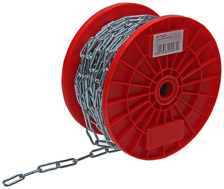 1014183 - Kettenglied lang DIN5685-1ø 3mm L 26mm 30m WWL 40 kg | 30 Stück
